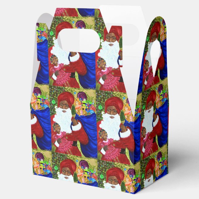 Cajas de Favor - Sacar - Regalos de Papá Noel Negr (Abierto)