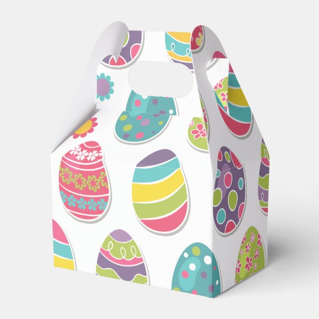 Cajas de Favor Temáticas de Huevo de Pascua | Esti (Front Side)