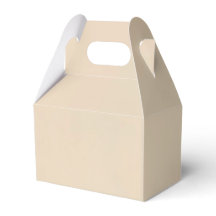 Cajas de favores beige
