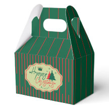 Cajas de favores como regalo de Navidad