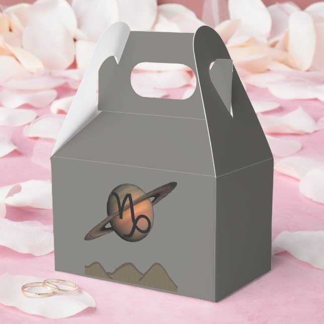 Cajas de favores de Capricornio (Boda)