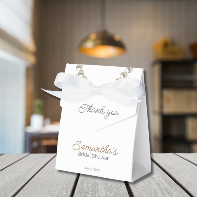 Cajas de favores de perlas elegantes para baby sho (Subido por el creador)