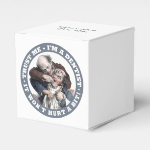 Cajas de favores del personalizado de humor DENTIS