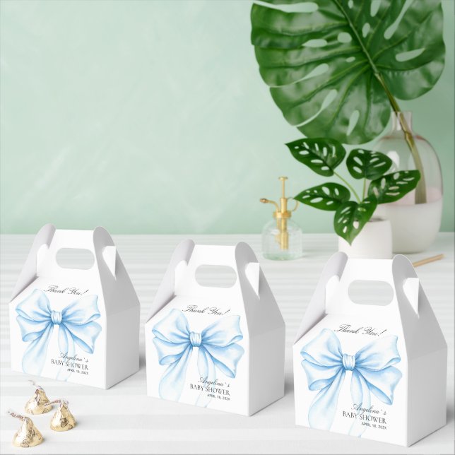 Cajas de favores gracias Baby Shower. (Múltiple)