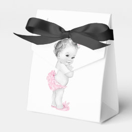 Cajas de favores para Baby Shower de Princesa Rosa