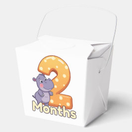 Cajas de favores para bebé de 2 meses
