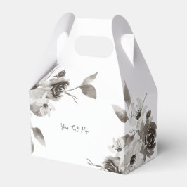 Cajas de favores personalizadas - Tonos sepia