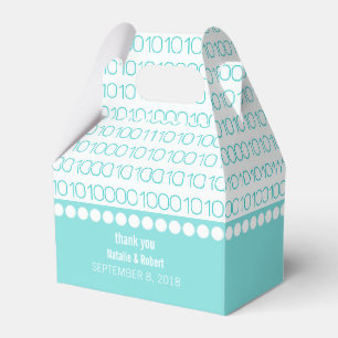 Cajas de favoritos de código binario de Moda geek
