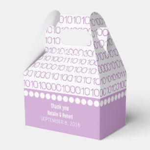 Cajas de favoritos de código binario de Moda geek