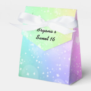 Cajas de Favoritos de Fiesta con Luces de Arcoíris