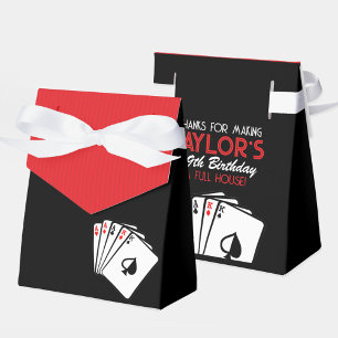 Cajas de favoritos de la fiesta de cumpleaños de C