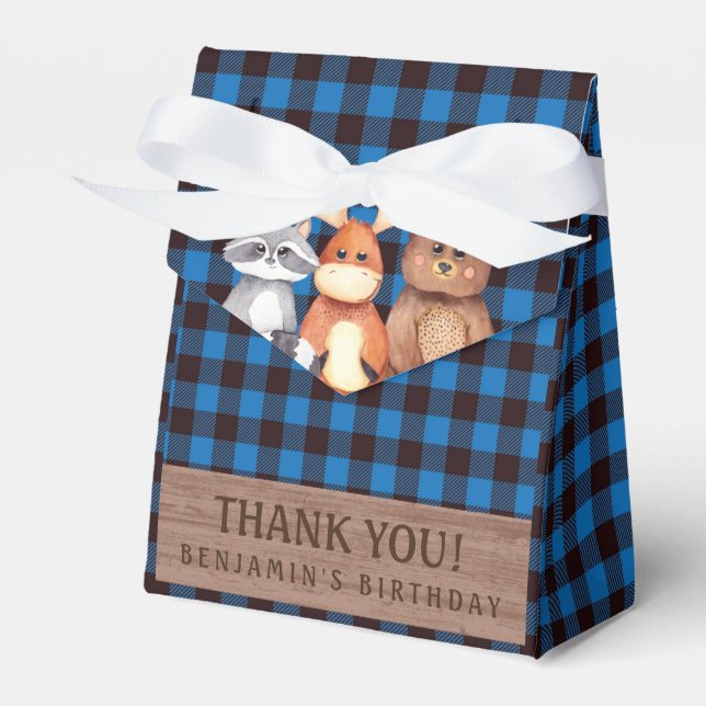 Cajas de favoritos del partido de cumpleaños Woodl (Front Side)