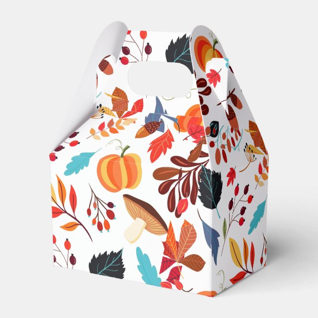 Cajas de favoritos del patrón de otoño (Front Side)