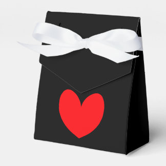 Cajas de favoritos negros boda