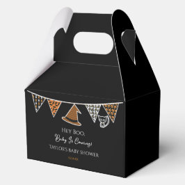 Cajas de Favoritos para Baby Shower de Halloween