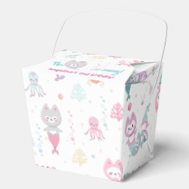 Cajas de favoritos para una fiesta de cumpleaños c