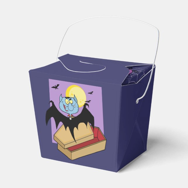 Cajas de Halloween Trick o Treat Favor peronalizad (Front Side)