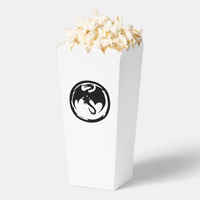 Cajas de palomitas blancas de dragon negro (apareció)