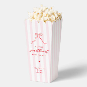 Cajas de palomitas de azúcar para baby shower con 