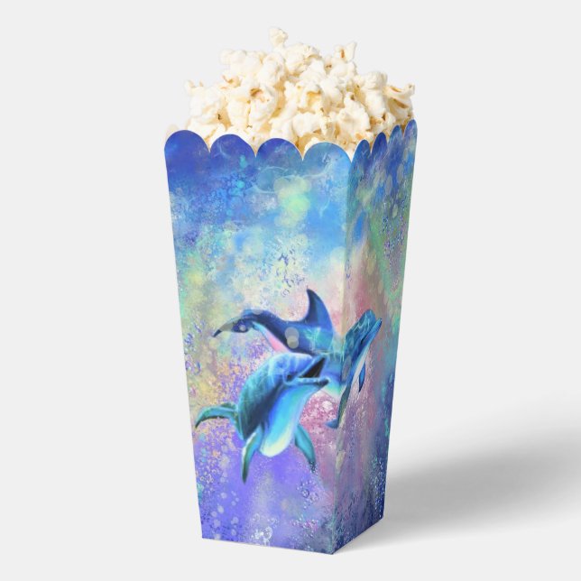 Cajas de palomitas de delfín (apareció)