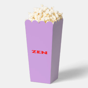Cajas de palomitas de lilac rojo Zen