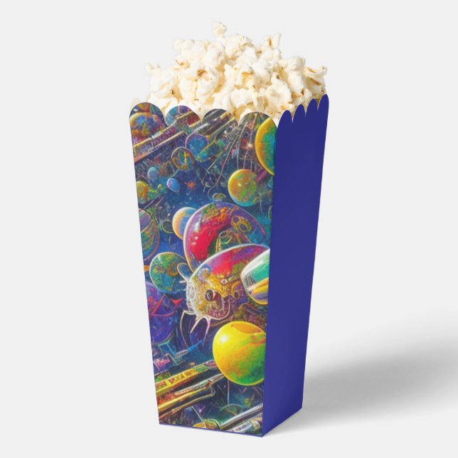 Cajas de palomitas de maíz de raza espacial (apareció)