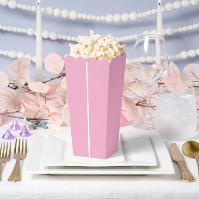 Cajas de palomitas de Milkshake de Fresa (Boda)