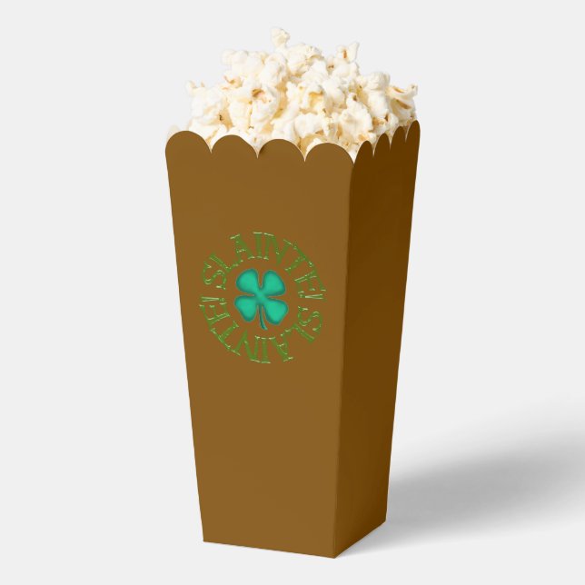 Cajas de palomitas marrones Slainte (apareció)