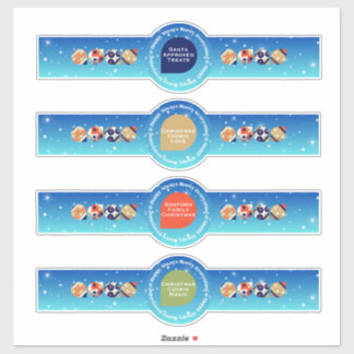 Cajas de Pegatinas Navideñas Personalizadas - Sell