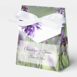 Cajas de personalizado Lavender Bohemia Favor