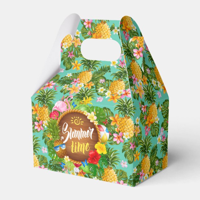 Cajas de Piñas Tropicales Favoritas (Front Side)