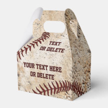 Cajas de Recuerdos Personalizados de Béisbol Vinta