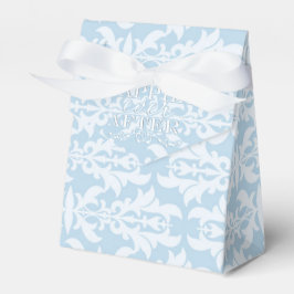 CAJAS DE REGALO AZULES PARA FIESTAS DE BODAS FELIZ
