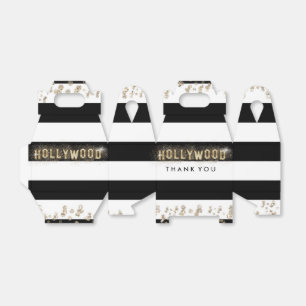 Cajas de regalo con rayas blancas y negras de Holl