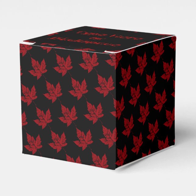 Cajas de regalo de Canadá personalizan las cajas d (Costado Anverso)
