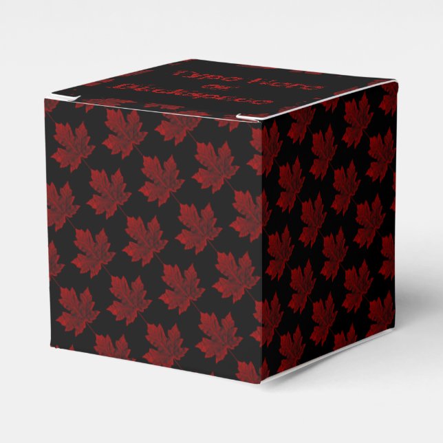 Cajas de regalo de Canadá personalizan las cajas d (Costado Anverso)
