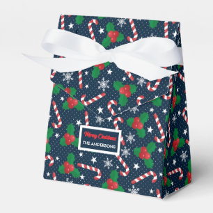 Cajas de regalo de Candy Cane y Holly Berry person