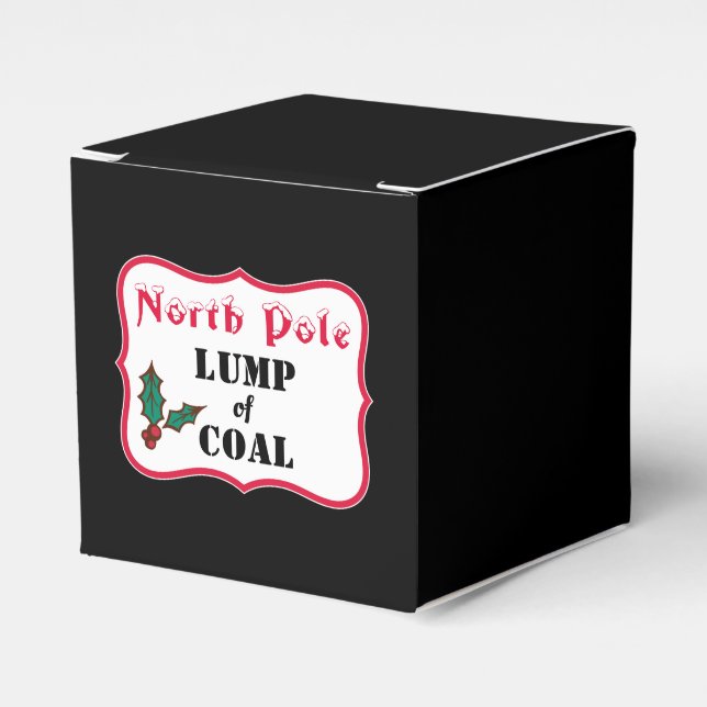 Cajas de regalo de carbón en el Polo Norte (Costado Anverso)