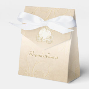 Cajas de regalo de carruaje dorado de Cenicienta b