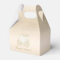 Cajas de regalo de carruaje dorado de Cenicienta b