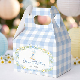 Cajas de regalo de cumpleaños con lazo azul Silly