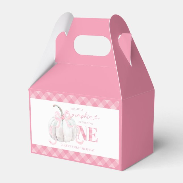Cajas de regalo de cumpleaños número uno con calab (Front Side)