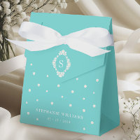 Cajas de regalo de despedida de soltera Chic Azul 