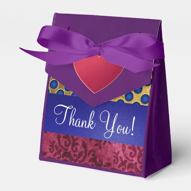 Cajas de regalo de favor de partido personalizado (Front Side)