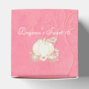 Cajas de regalo de fiesta de carruaje dorado de Ce