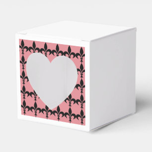 Cajas de regalo de fiesta Paris Pink & Black Fleur