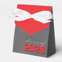 Cajas de regalo de graduación de pizarra roja y gr