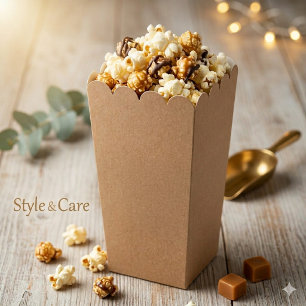 Cajas de regalo de palomitas de maíz estilo Kraft