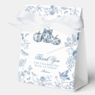 Cajas de regalo de postre de calabaza de toile azu