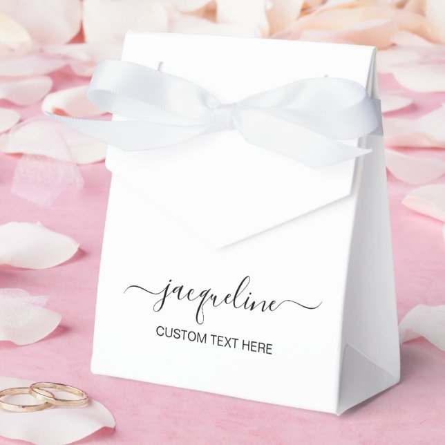 Cajas de regalo de tienda personalizables con text (Boda)